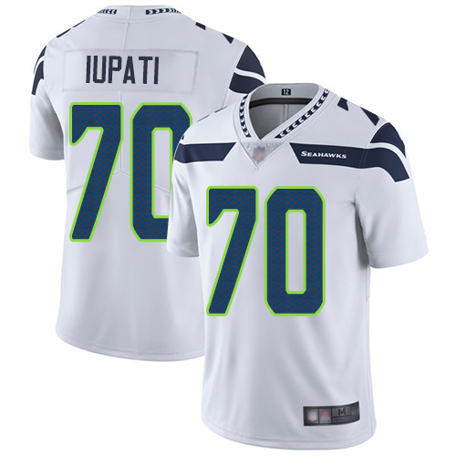 Seattle Seahawks Limited White Men Mike Iupati Road Jersey NFL Football #70 Vapor Untouchable->seattle seahawks->NFL Jersey